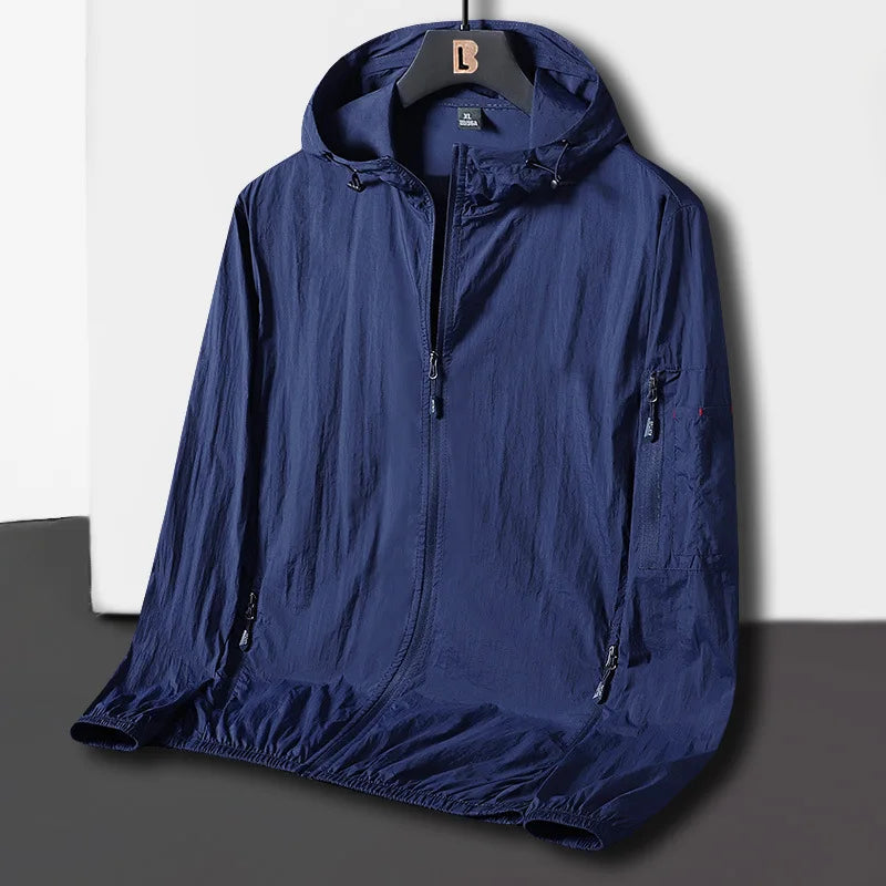 Sun Protection Trekking Jacket – Lightweight Climbing Coat with Pockets
