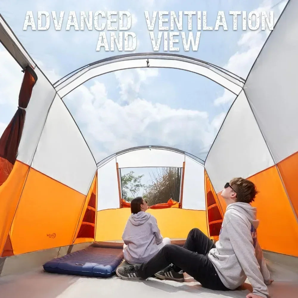 Spacious Camping Tent with Screened Porch
