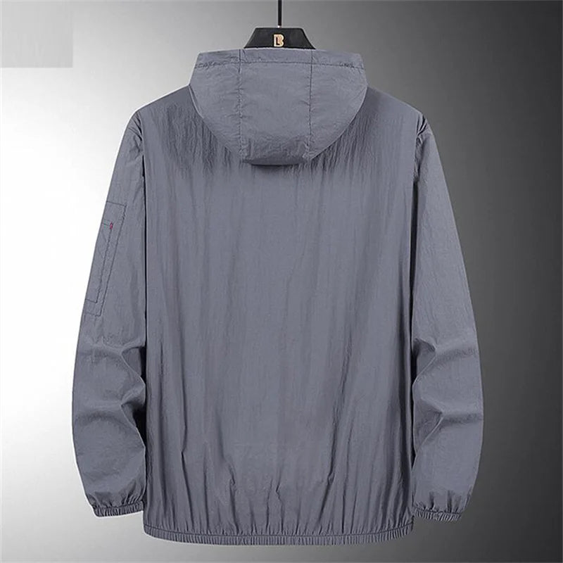 Sun Protection Trekking Jacket – Lightweight Climbing Coat with Pockets