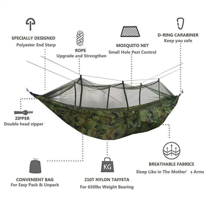 All-in-One Camping Hammock Set
