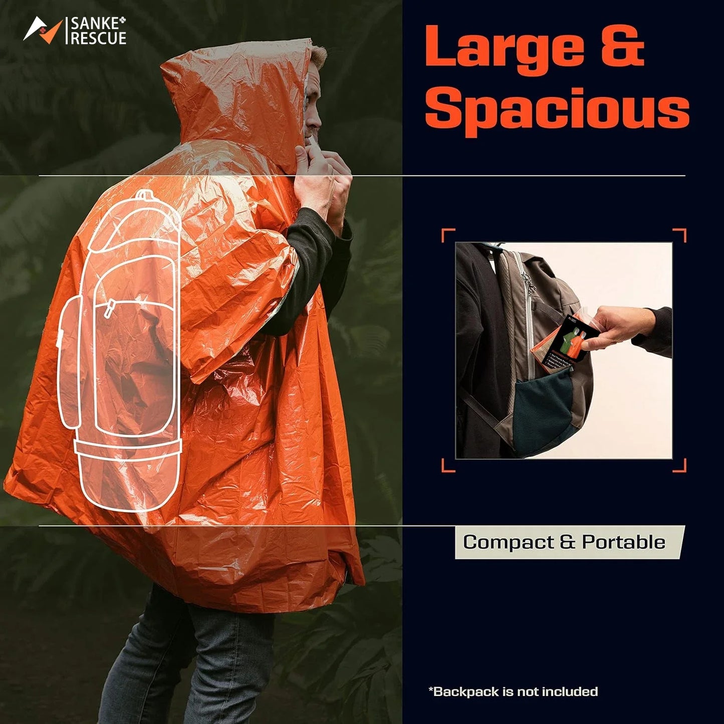 Emergency Water Proof Raincoat