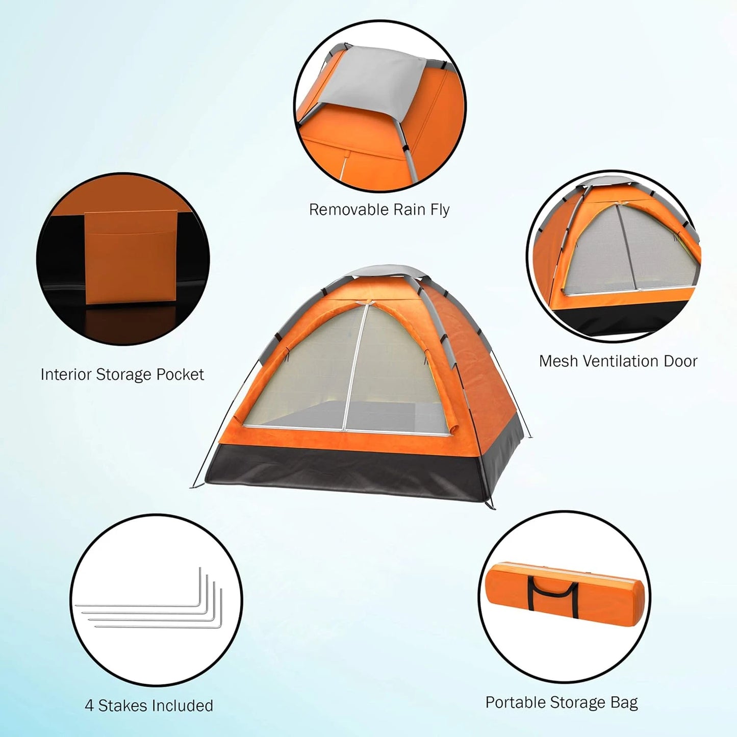 2-Person Camping Tent