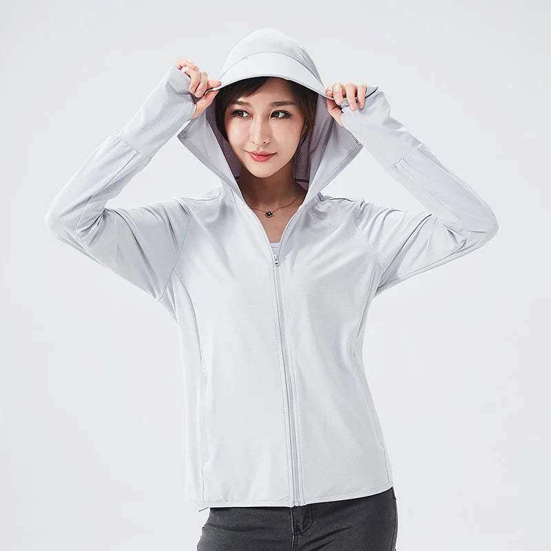 Quick-Dry Hooded Jacket – Lightweight Protection for Hiking & Camping