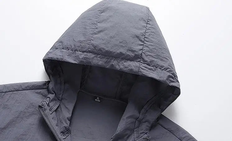 Sun Protection Trekking Jacket – Lightweight Climbing Coat with Pockets