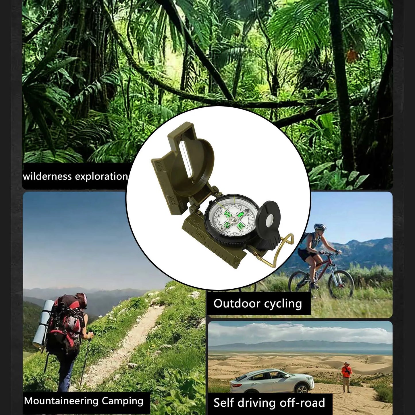 Multi-functional Portable Compass-Disconnect & Navigate