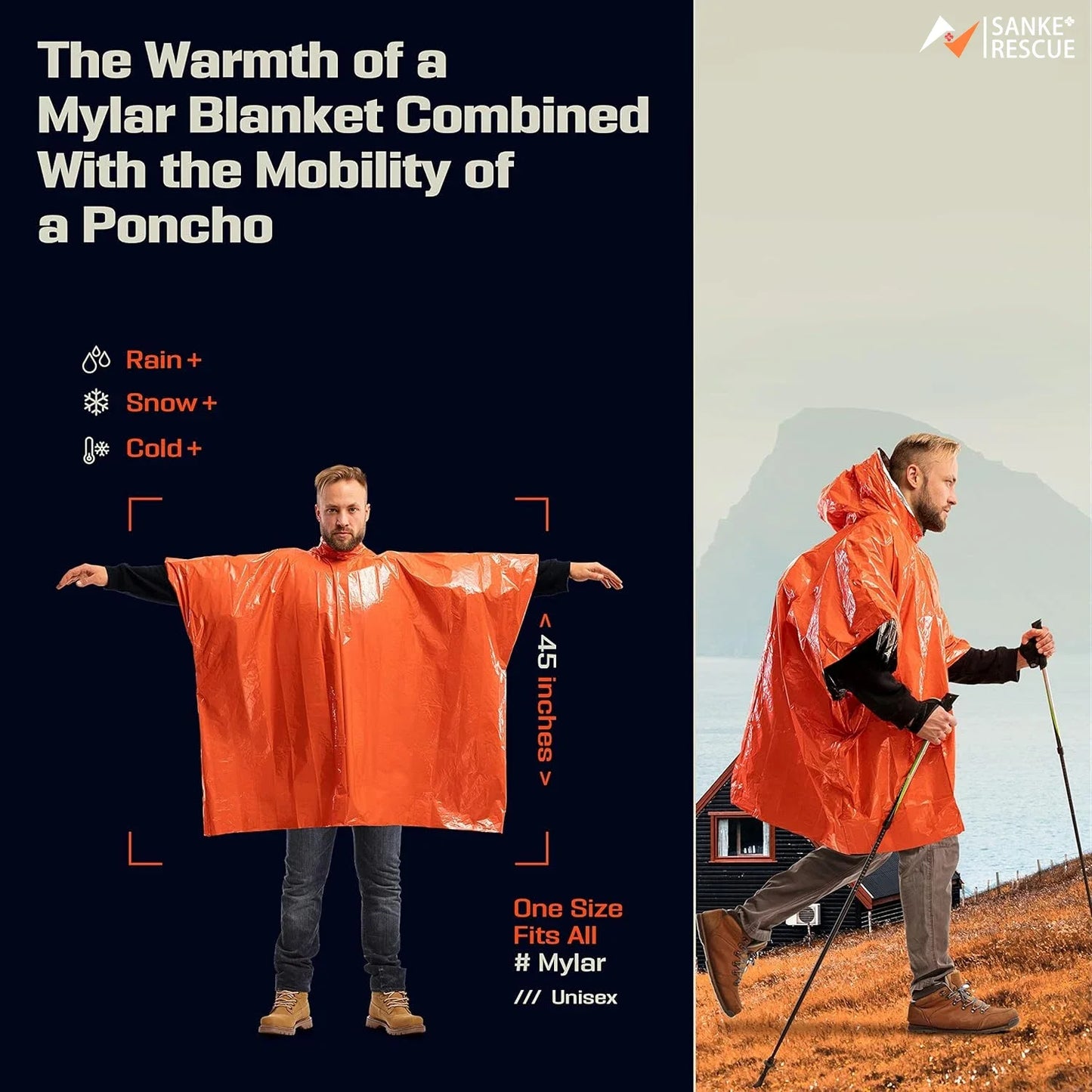 Emergency Water Proof Raincoat