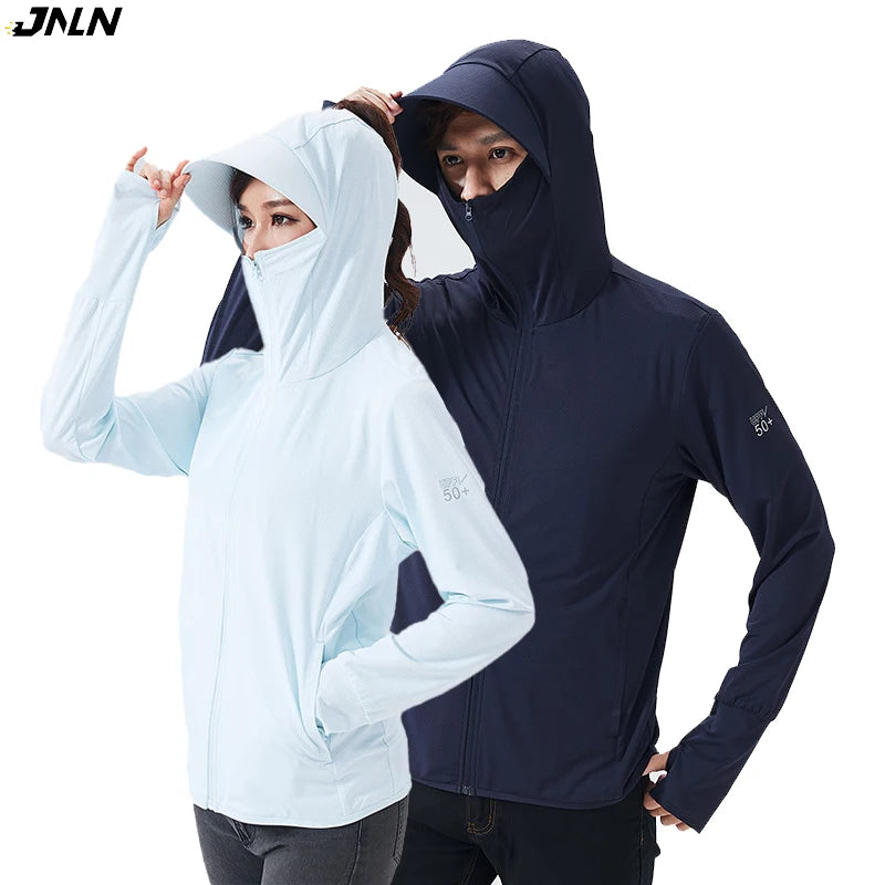 Quick-Dry Hooded Jacket – Lightweight Protection for Hiking & Camping