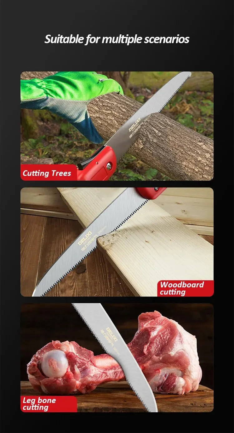 DELIXIFolding Saw – Compact Power for Outdoor
